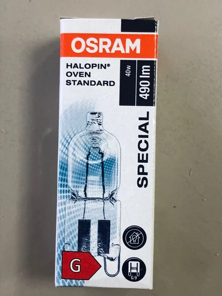 10 ADET OSRAM G9 40W 490 LÜMEN FIRIN LAMBASI ürün görseli 1