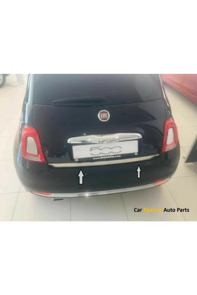 KromGaraj Fiat 500c Bagaj Alt Çıta Paslanmaz Çelik ürün görseli 1