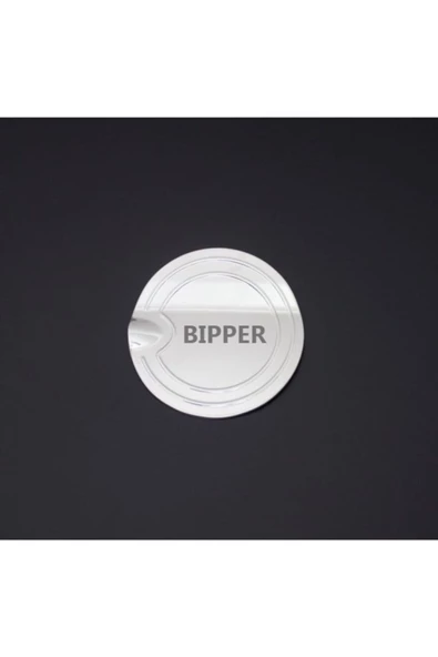 KromGaraj Peugeot Bipper Krom Depo Kapağı 2008 Üzeri Paslanmaz Çelik Yazılı ürün görseli 1