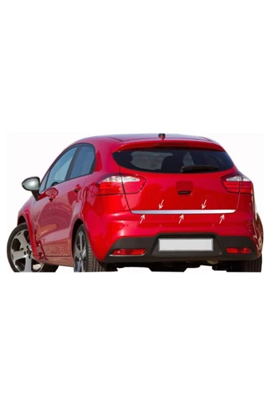 KromGaraj Kia Rio Hb Formlu Krom Bagaj Alt Çıta 2011-2016 Paslanmaz Çelik ürün görseli 1