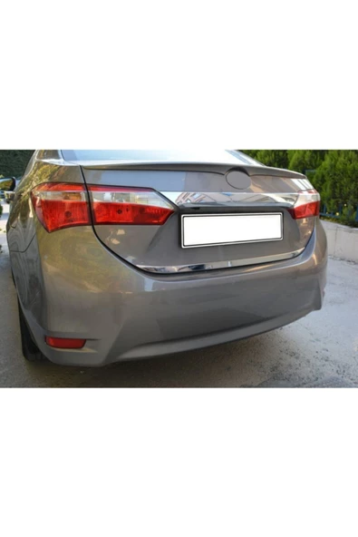 KromGaraj Toyota Corolla Formlu Krom Bagaj Alt Çıta 2013-2019 Paslanmaz Çel ürün görseli 1