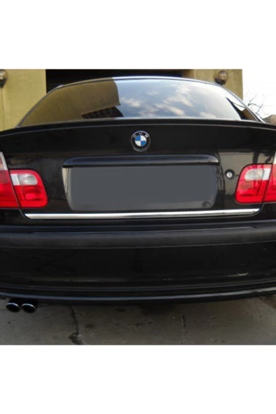 KromGaraj Bmw E46 3 Serisi Formlu Krom Bagaj Alt Çıtası 1998-2005 Paslanmaz ürün görseli 1