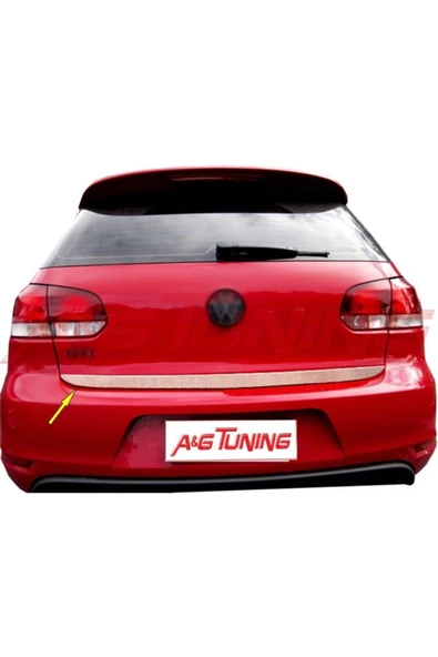 KromGaraj Volkswagen Golf 6 Formlu Krom Bagaj Alt Çıta 2009 Üzeri Paslanmaz ürün görseli 1