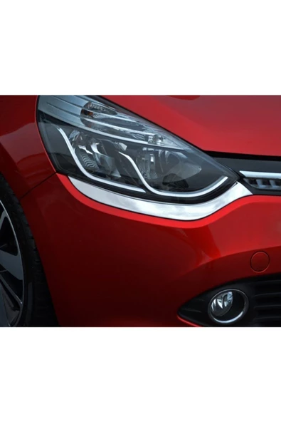 KromGaraj Renault Clio 4 Hb Krom Far Kaşı 2012-2016 2prç Paslanmaz Çelik ürün görseli 1