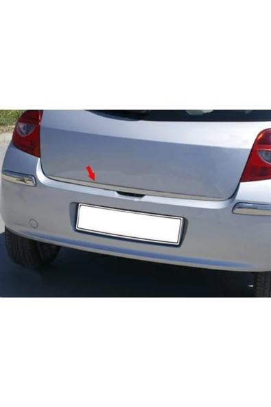 KromGaraj Renault Clio 3 Hb Formlu Krom Bagaj Alt Çıta Paslanmaz Çelik ürün görseli 1