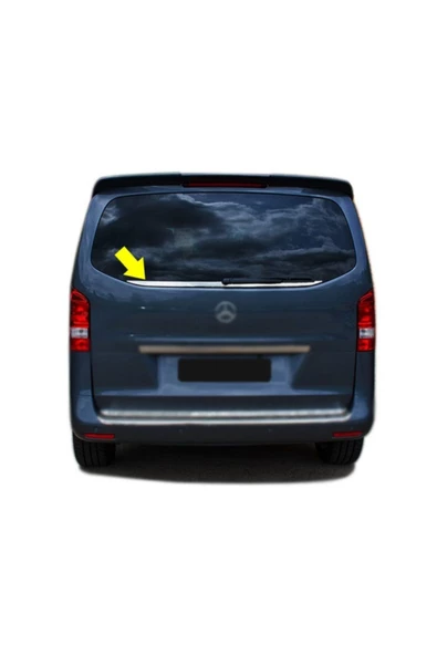 KromGaraj Mercedes Vito/w447 Krom Bagaj Camı Alt Çıtası P.çelik 2014 Ve Son ürün görseli 1