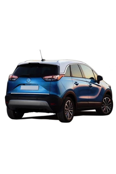 KromGaraj Opel Crossland X Formlu Krom Bagaj Alt Çıta 2017+ Ve Sonrası ürün görseli 1