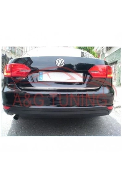 KromGaraj Volkswagen Jetta Formlu Krom Bagaj Alt Çıta 2011-2014 Paslanmaz Ç ürün görseli 1