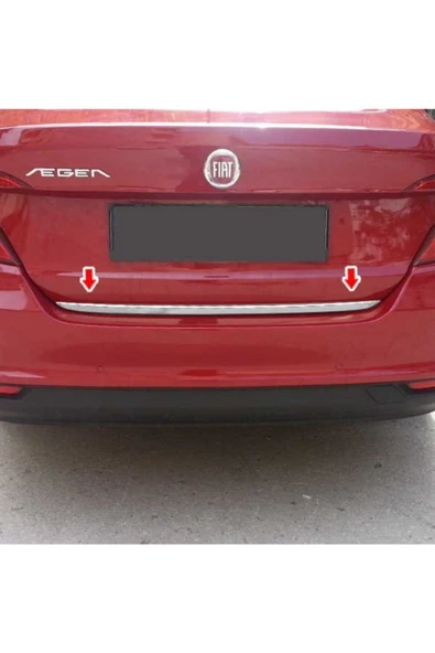 KromGaraj Fiat Egea Sedan Formlu Krom Bagaj Alt Çıta Paslanmaz Çelik ürün görseli 1