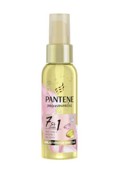Pantene Saç Bakım Yağı 7'si 1 Arada Ağırlaştırmayan 100 ml ürün görseli 1