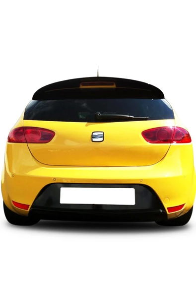 Seat Leon Mk2 2005-2012 PianoBlack Spoiler - Resim 3