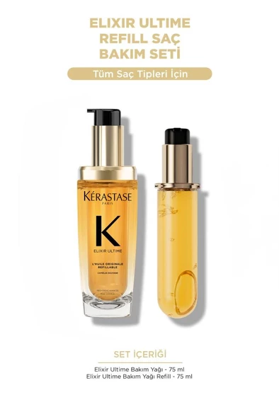 Kerastase Elixir Ultime Refill Saç Bakım Seti ürün görseli 1