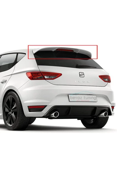 Seat Leon Mk3 Bagaj Üstü Spoiler Abs Plastik Taiwan ürün görseli 1