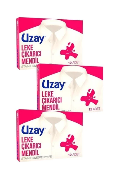 Uzay Leke Çıkartıcı Mendil 12'li 3 Adet ürün görseli 1