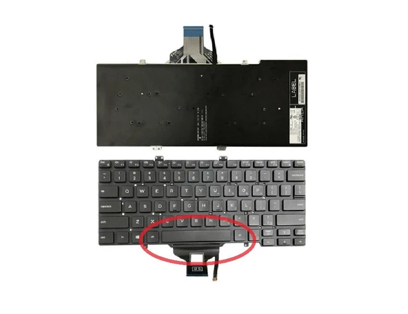 Dell Latitude P98G007 Klavye Tuş Takımı TR Işıklı V1 ürün görseli 1