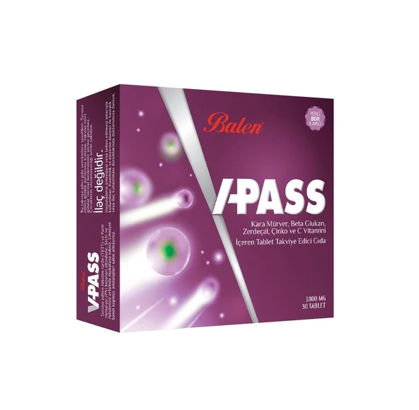 Balen V-Pass 1000 mg 30 Tablet ürün görseli 1