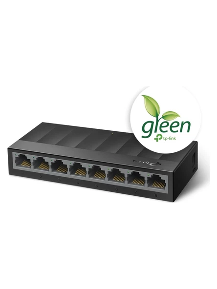 TP-LINK LS1008G,  8-Port 10/100/1000Mbps Masaüstü Switch - Resim 2