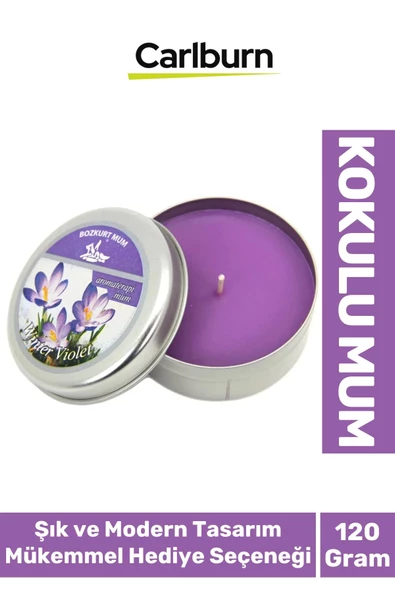 Özel Üretim Aromaterapi Arınma Huzur Meditasyon Yoga Esans Dekoratif Mum Oda Kokusu 120G Teneke Kutu ürün görseli 1