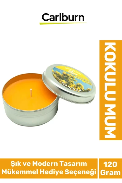 Özel Üretim Aromaterapi Arınma Huzur Meditasyon Yoga Esans Dekoratif Mum Oda Kokusu 120G Teneke Kutu ürün görseli 1