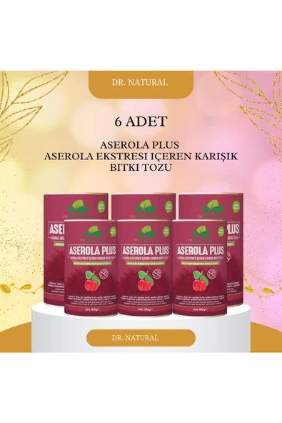 6 Adet Aserola Plus Acerola Ekstresi Içeren Karışık Bitki Tozu 150 Gr. ürün görseli 1