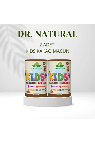 Kids Çocuk Macunu Kakaolu - Arı Sütü - Propolis - Pekmez Ve Vitamin 240 gr ( 2 Adet ) ürün görseli 1