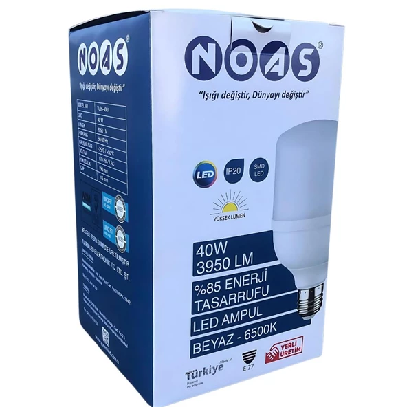 Noas 40w Torch Ampül YL95-4001 - Beyaz ürün görseli 1