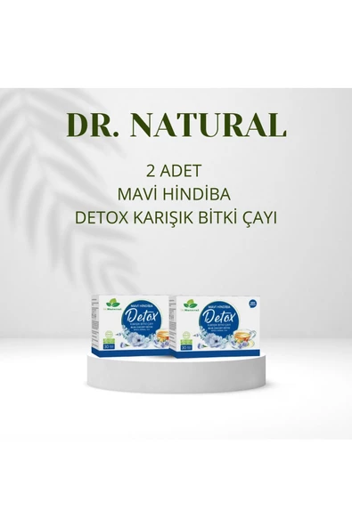 Mavi Hindiba Detox Karışık Bitki Çayı 30 Şase Mavihindiba Detoks Tozu (2 KUTU) ürün görseli 1