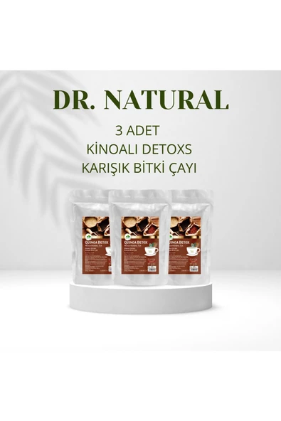 Kinoa Detox Çayı Bitkisel Karışımlı Detoks Form Çayı ( 3 Adet ) ürün görseli 1