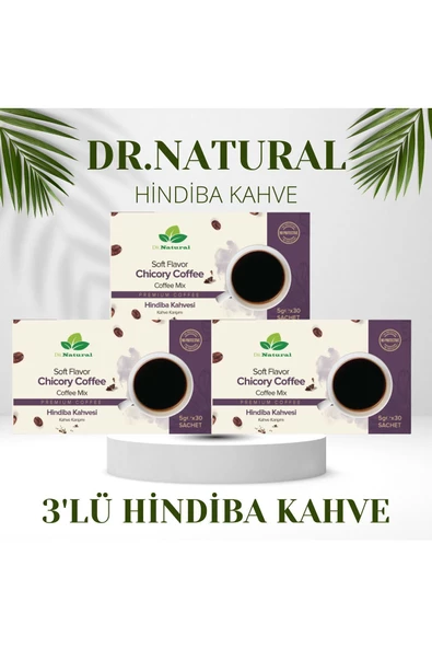 3 Adet Hindiba Kahvesi Guarana Içeren Detox Diyet Kahve 30x5 Gr. ürün görseli 1