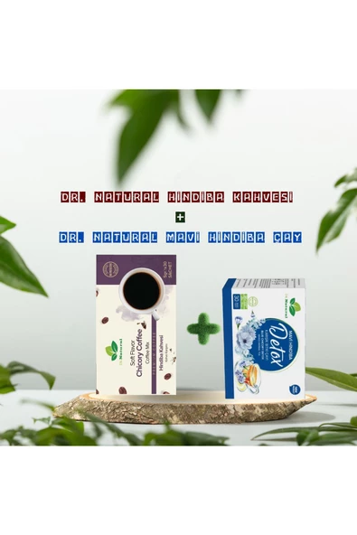 Hindiba Kahvesi 5 Gr x 30 ve Mavi Hindiba Çayı 5 Gr x30 ürün görseli 1