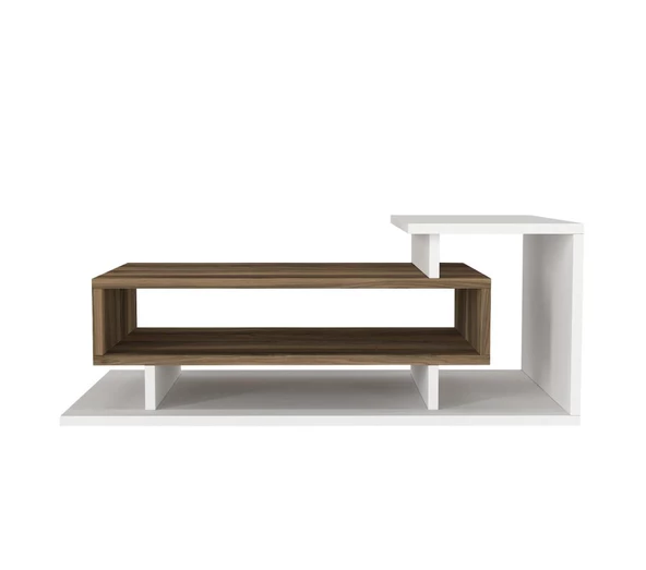 Dekorister Spring Orta Sehpa Beyaz-Ceviz - Resim 5