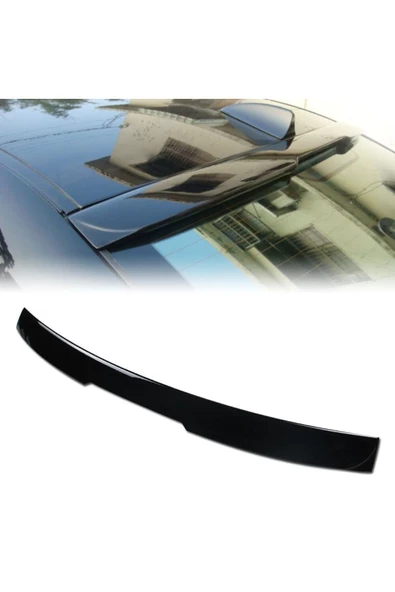 BMW 3.SERİ E90 PLASTİK PARLAK SİYAH BOYALI CAM ÜSTÜ SPOİLER ürün görseli 1