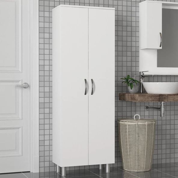 Dekorister Arizona 2 Kapaklı Çok Amaçlı Banyo Dolabı ürün görseli 1