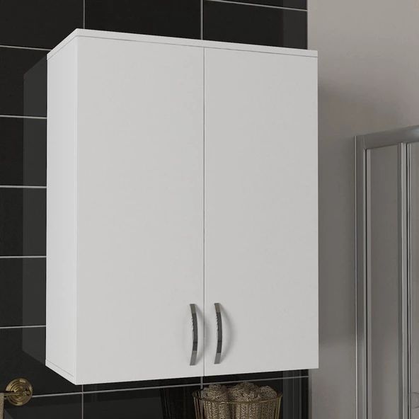 Dekorister Zoe Banyo Üst Dolabı Beyaz ürün görseli 1