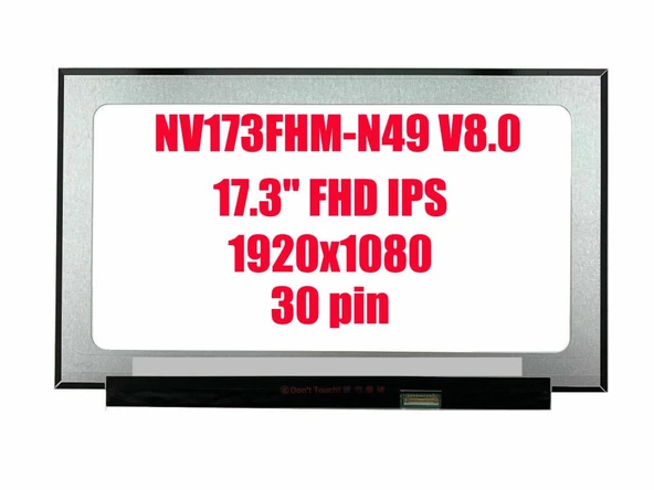 Asus Tuf Gaming F17 FX706I, FA706II uyumlu Lcd Ekran, Panel V1 (30 pin) ürün görseli 1