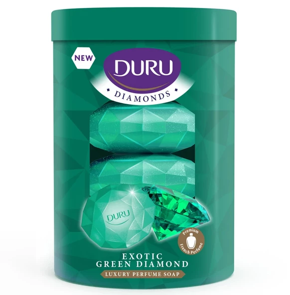 Duru Diamonds Serisi Exotic Green Diamond Güzellik Sabunu 360 GR ürün görseli 1