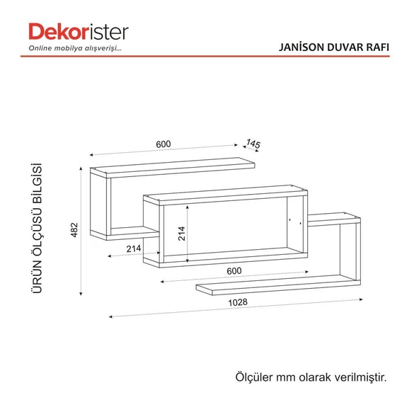Janison Duvar Rafı - Resim 3