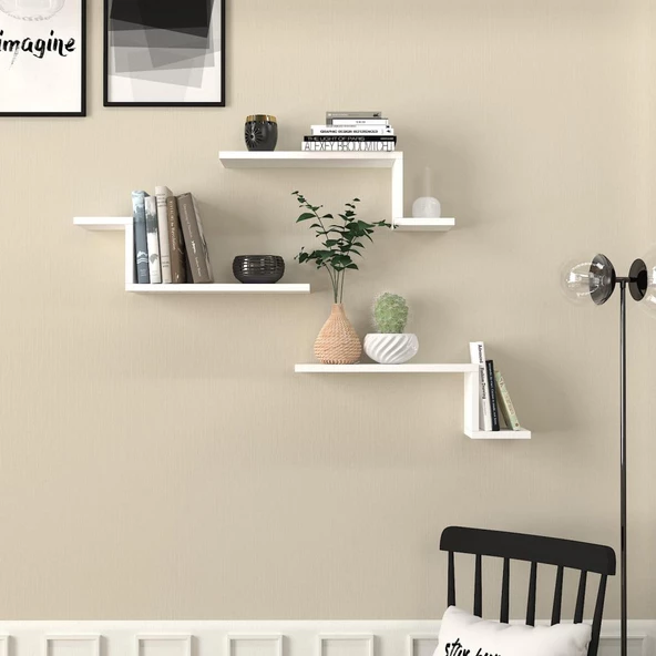 Dekorister Lowa Duvar Rafları - Resim 5