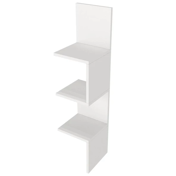 Dekorister Corner Duvar Rafı Beyaz - Resim 6