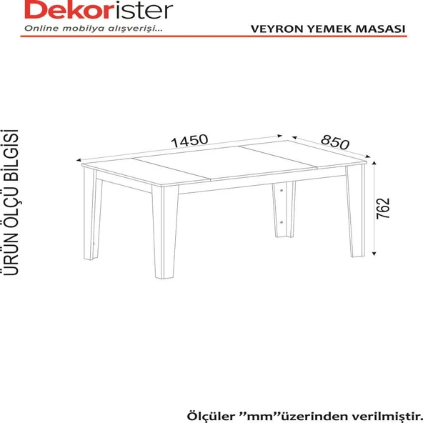 Veyron Yemek Masası Rebab-Mermer - Resim 6