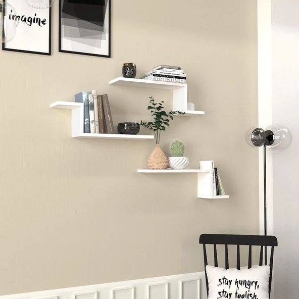 Dekorister Lowa Duvar Rafları - Resim 4