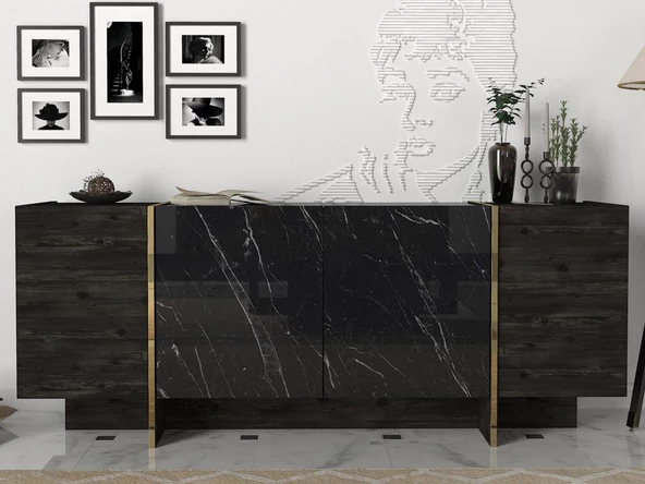 Dekorister Exclusive Veyron Konsol Rebab-Mermer ürün görseli 1