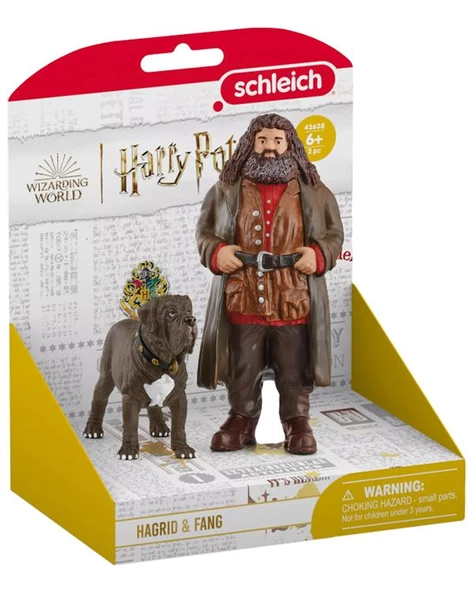 Schleich Harry Potter Büyücülük Dünyası Mini Figür Hagrid ve Fang 42638 ürün görseli 1