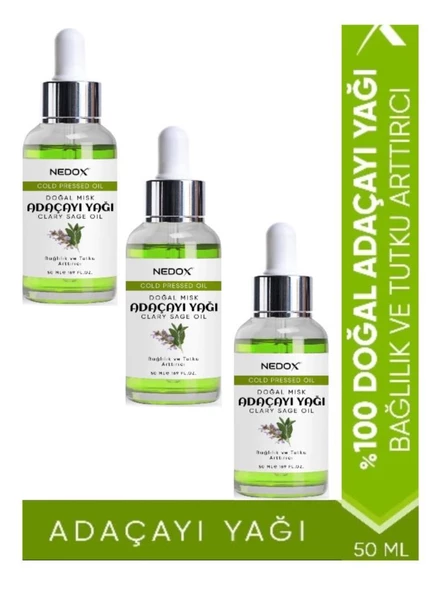 NEDOX Adaçayı Yağı 50 Ml 3 ADET ürün görseli 1