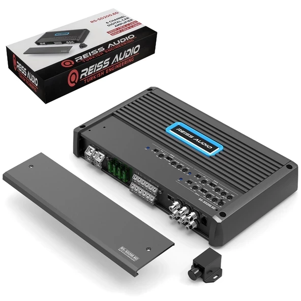 REISS AUDIO RS-SD200.4D Oto Anfi Stereo 4X200 Watt ürün görseli 1