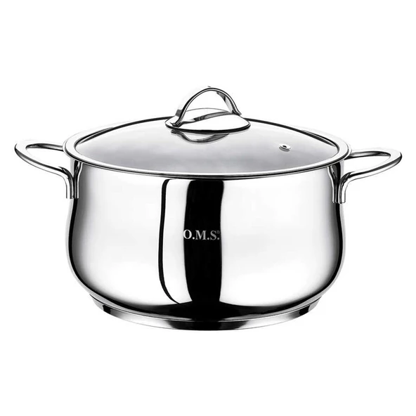 Oms 1023 Yummy Silver 8 Parça Tencere Seti - Resim 3