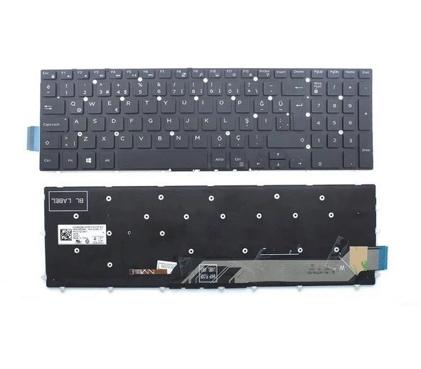Dell Vostro N601ZVN3591EMEA02 Klavye Siyah TR Işıklı ürün görseli 1