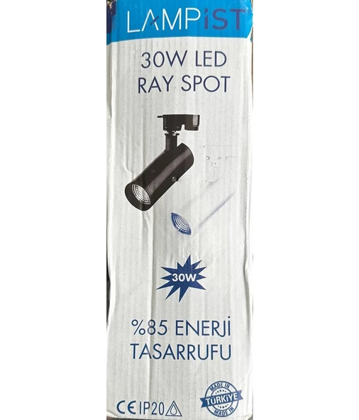 30W Led Ray Spot Lampist 3 Adet 3000K ürün görseli 1