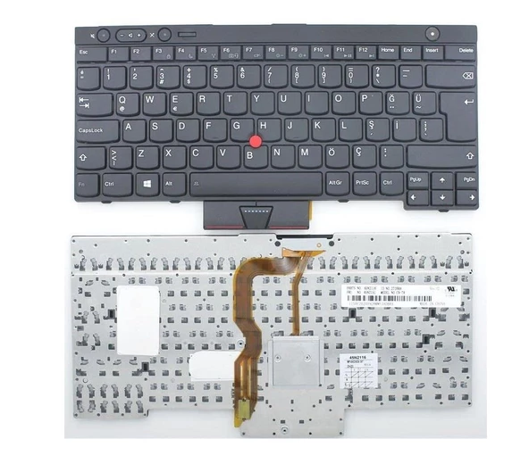 Lenovo ThinkPad T530 2394 Klavye Siyah TR Işıklı ürün görseli 1
