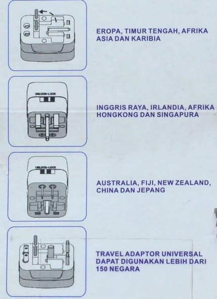 Mıtsuyama MS-8517 Seyahat Adaptörü Universal - Resim 4